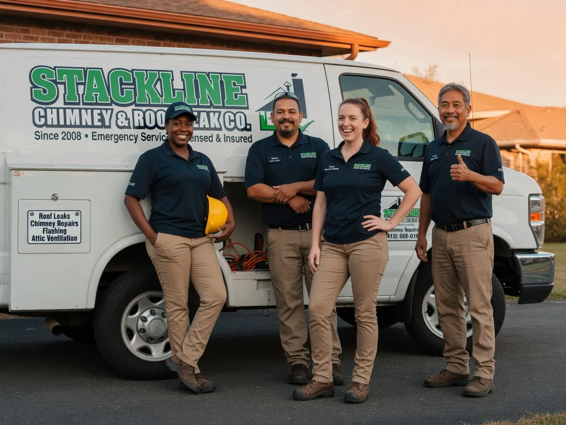 Chimney flashing repair company in Sandia, TX